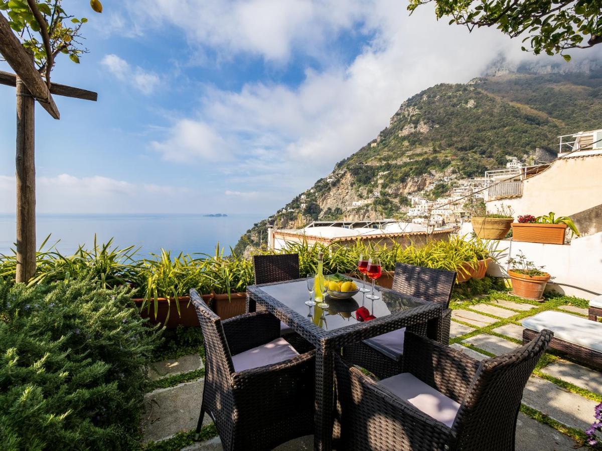 Scorcio D' Oltremare - Sea View Apt In Positano Eksteriør bilde