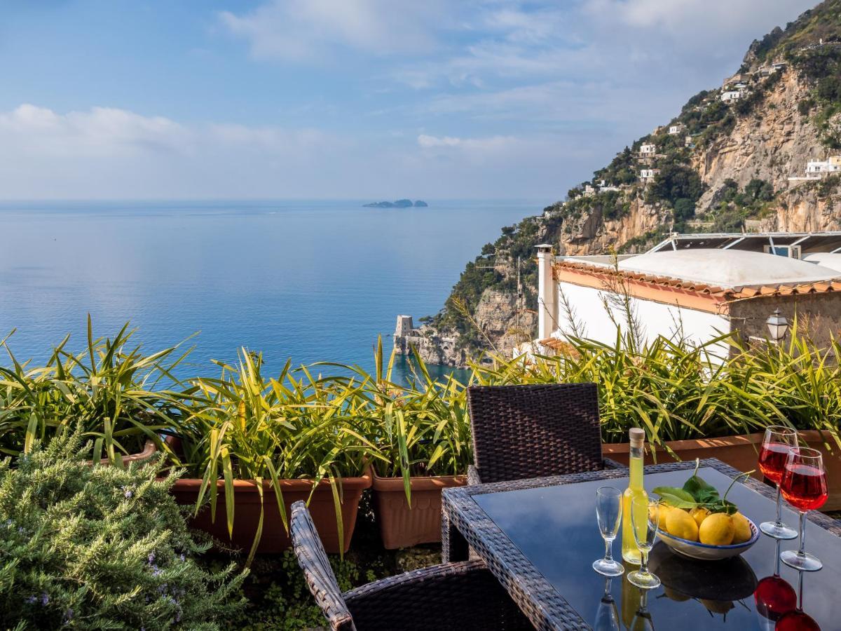 Scorcio D' Oltremare - Sea View Apt In Positano Eksteriør bilde