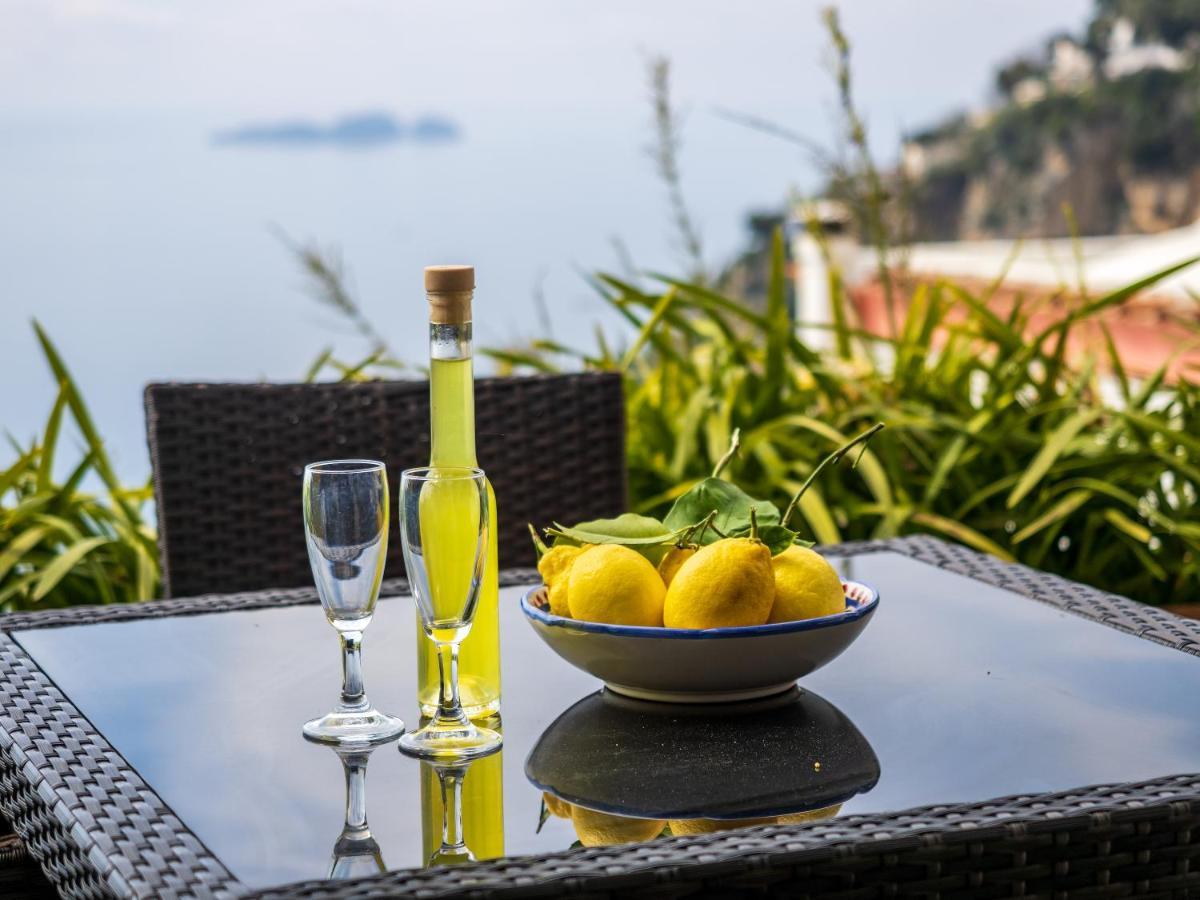 Scorcio D' Oltremare - Sea View Apt In Positano Eksteriør bilde