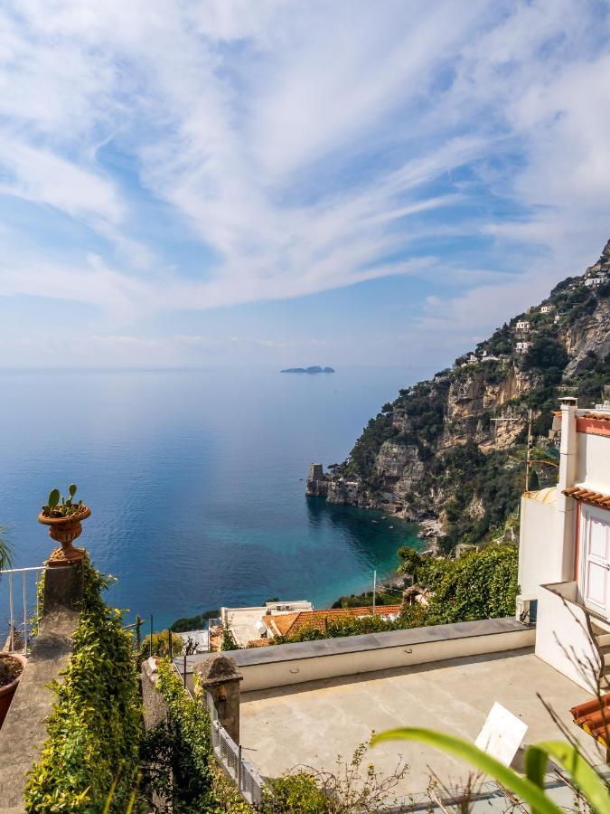 Scorcio D' Oltremare - Sea View Apt In Positano Eksteriør bilde