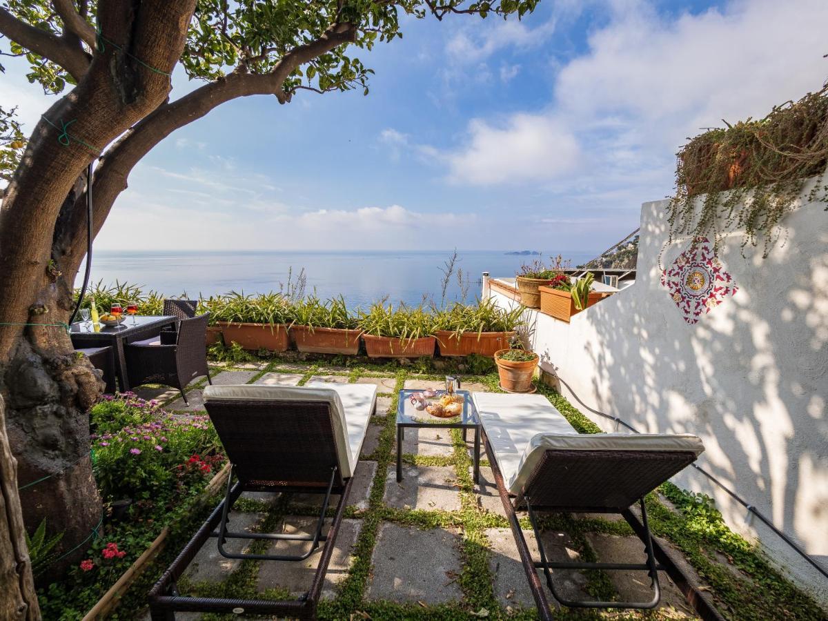 Scorcio D' Oltremare - Sea View Apt In Positano Eksteriør bilde